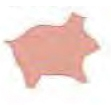 Paper Confetti Shapes Piggy (2")